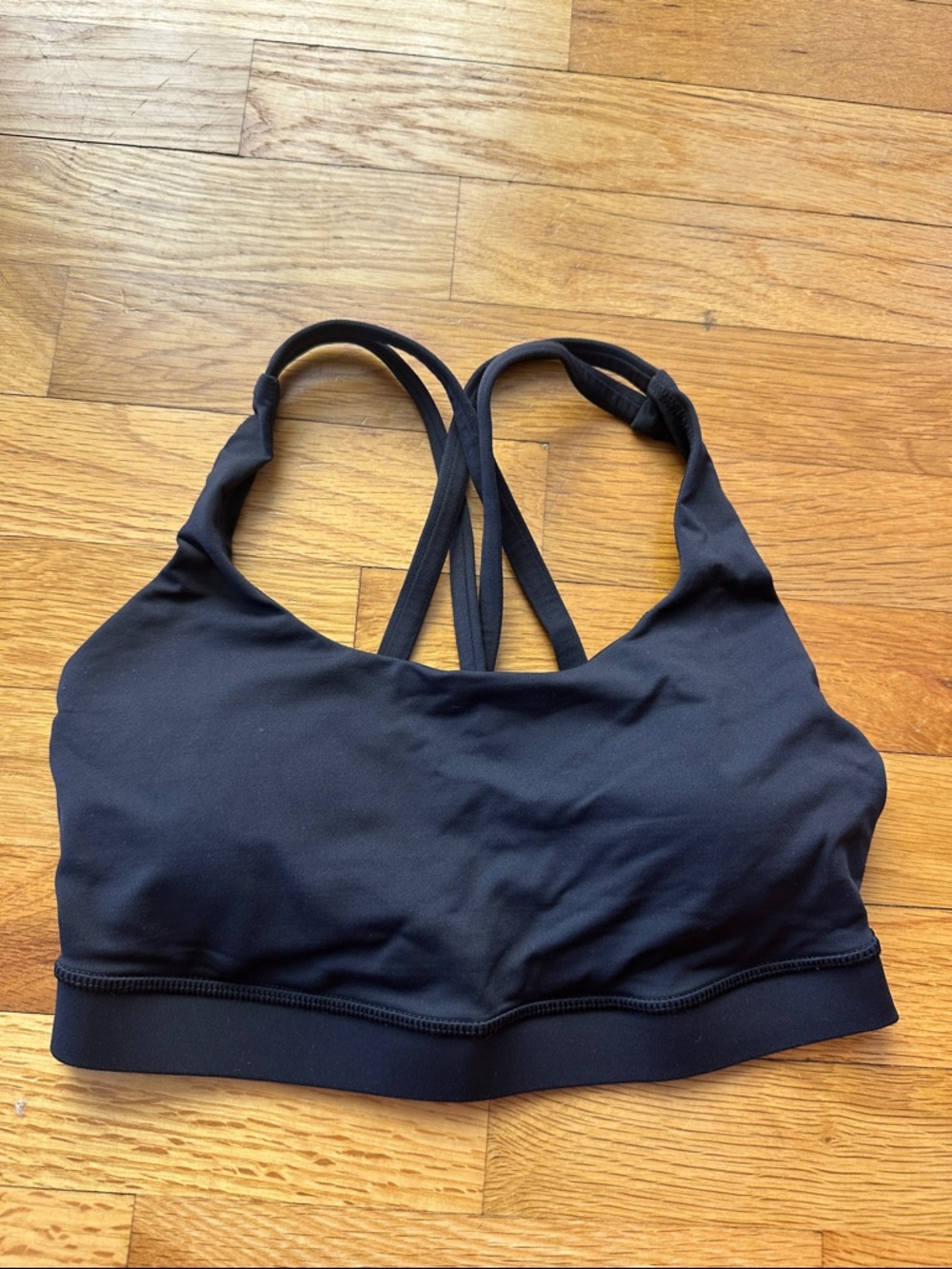 lululemon athletica Black Strappy Low-Impact Sports Bra